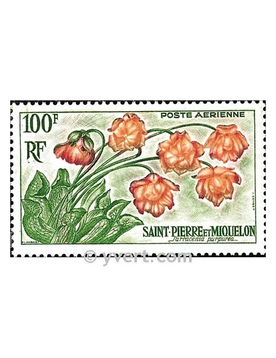 n° 27 - Timbre Saint-Pierre et Miquelon Poste aérienne