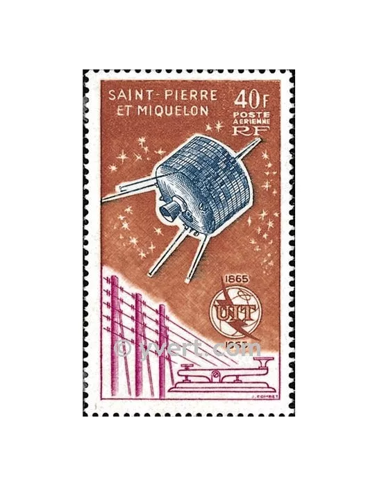 n° 32 - Timbre Saint-Pierre et Miquelon Poste aérienne