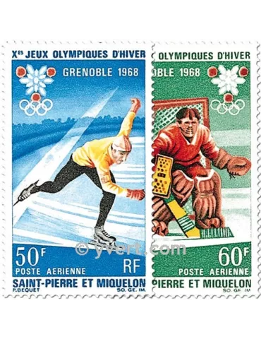 n° 40/41 - Timbre Saint-Pierre et Miquelon Poste aérienne