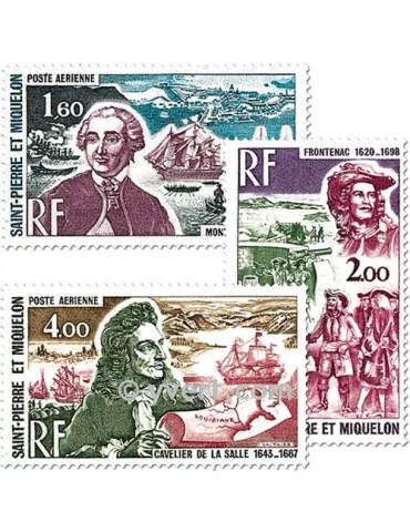n° 54/56 - Timbre Saint-Pierre et Miquelon Poste aérienne