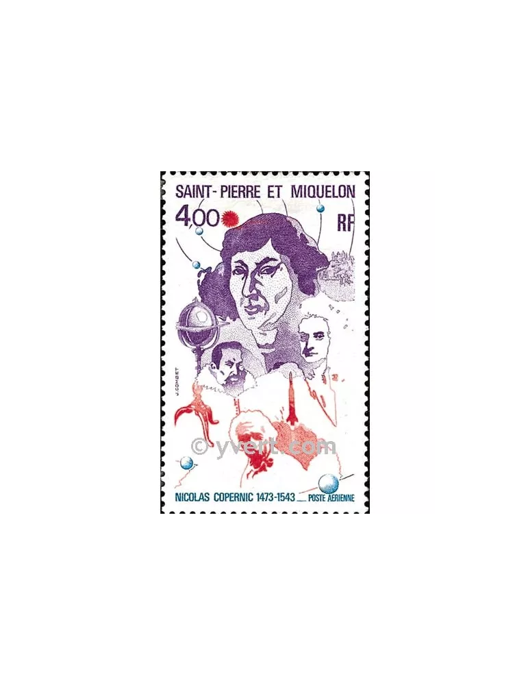 n° 59 - Timbre Saint-Pierre et Miquelon Poste aérienne