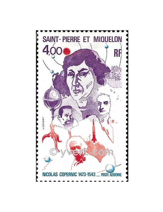 n° 59 - Timbre Saint-Pierre et Miquelon Poste aérienne