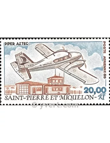 n° 68 - Timbre Saint-Pierre et Miquelon Poste aérienne