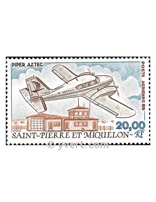 n° 68 - Timbre Saint-Pierre et Miquelon Poste aérienne