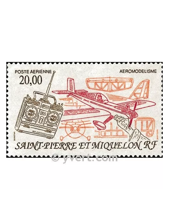 n° 71 - Timbre Saint-Pierre et Miquelon Poste aérienne