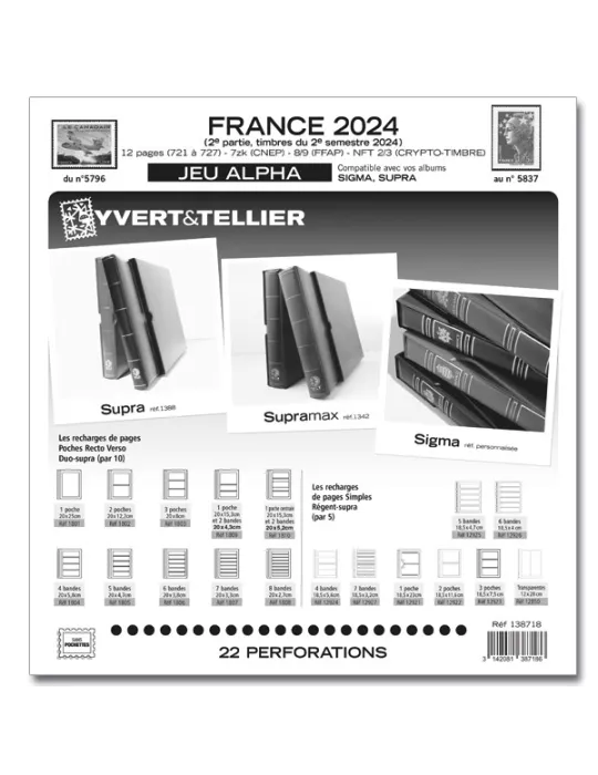 FRANCE ALPHA : 2024 - 2E SEMESTRE (JEUX SANS POCHETTES)