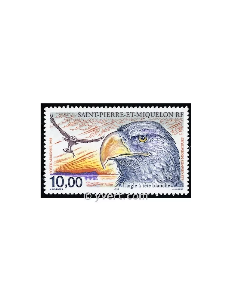 n° 78 - Timbre Saint-Pierre et Miquelon Poste aérienne