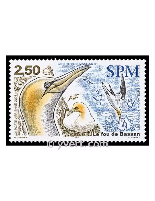 n° 83 - Timbre Saint-Pierre et Miquelon Poste aérienne