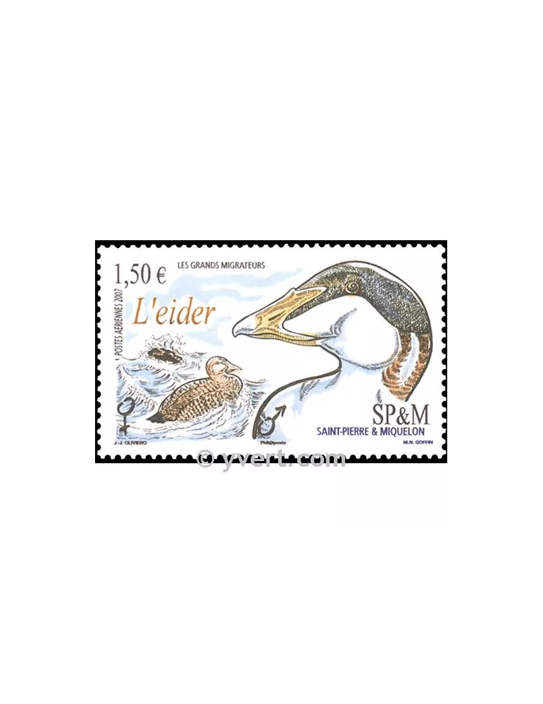 n° 87 - Timbre Saint-Pierre et Miquelon Poste aérienne