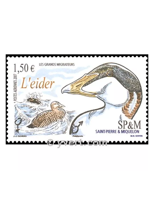 n° 87 - Timbre Saint-Pierre et Miquelon Poste aérienne