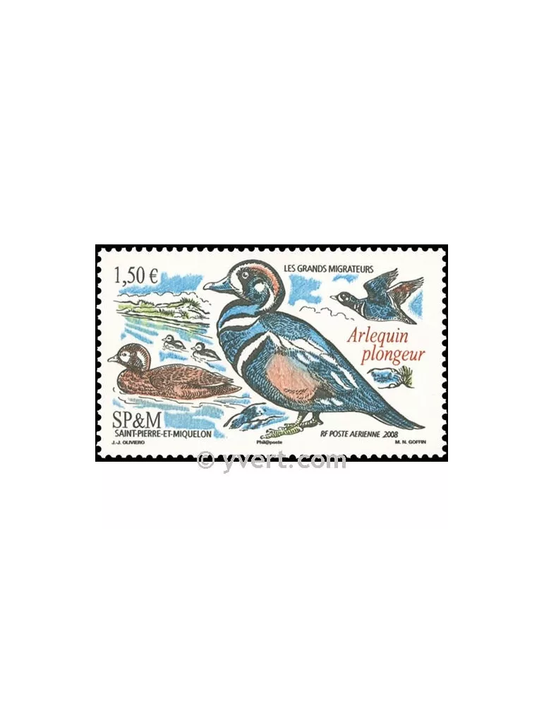 n° 88 - Timbre Saint-Pierre et Miquelon Poste aérienne