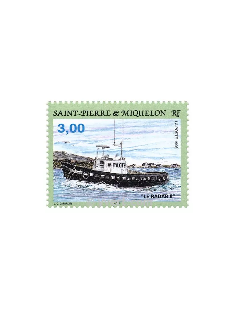 n° 5 - Timbre Saint-Pierre et Miquelon Bloc et feuillets