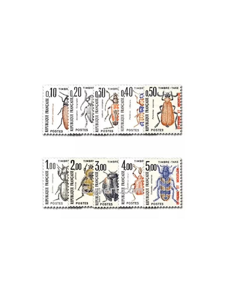 n° 82/91 - Timbre Saint-Pierre et Miquelon Taxe