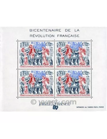 n° 1 - Timbre TAAF Bloc et feuillets