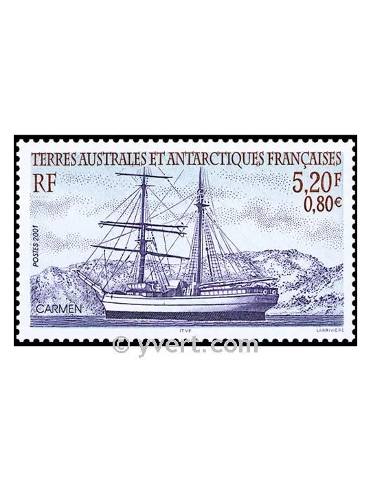 n° 6 - Timbre TAAF Bloc et feuillets