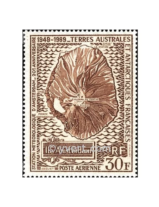 n° 22 - Timbre TAAF Poste aérienne