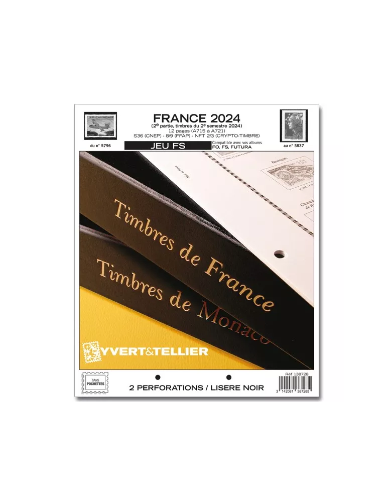 FRANCE FS : 2024 - 2E SEMESTRE (JEUX SANS POCHETTES)