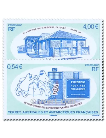 n° 459/460 - Timbre TAAF Poste 2