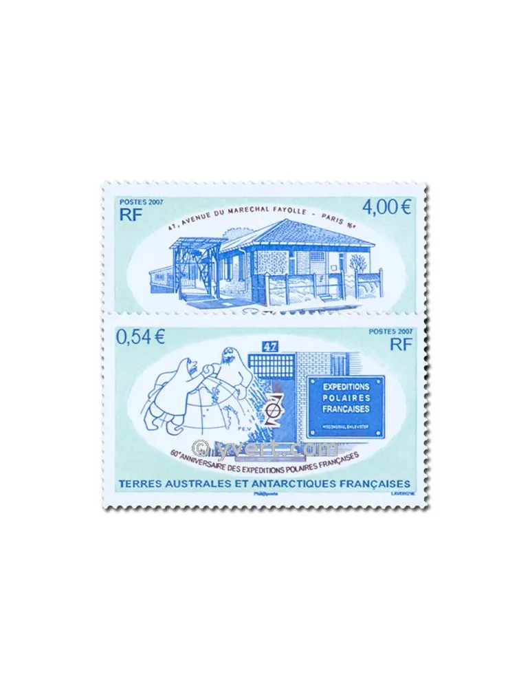 n° 459/460 - Timbre TAAF Poste