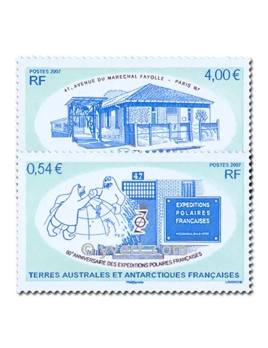 n° 459/460 - Timbre TAAF Poste