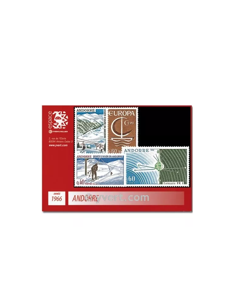n° 175/178 - Timbre Andorre Année complète (1966)