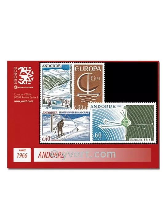 n° 175/178 - Timbre Andorre Année complète (1966)