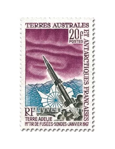 n° 23 - Timbre TAAF Année complète (1967)