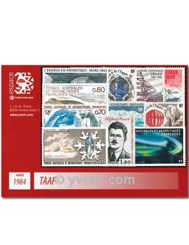 n° 102/108+PA79/85 - Timbre TAAF Année complète (1984)