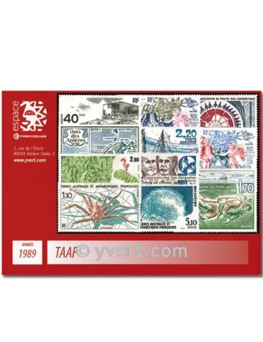 n° 140/147+PA103/09 - Timbre TAAF Année complète (1989)