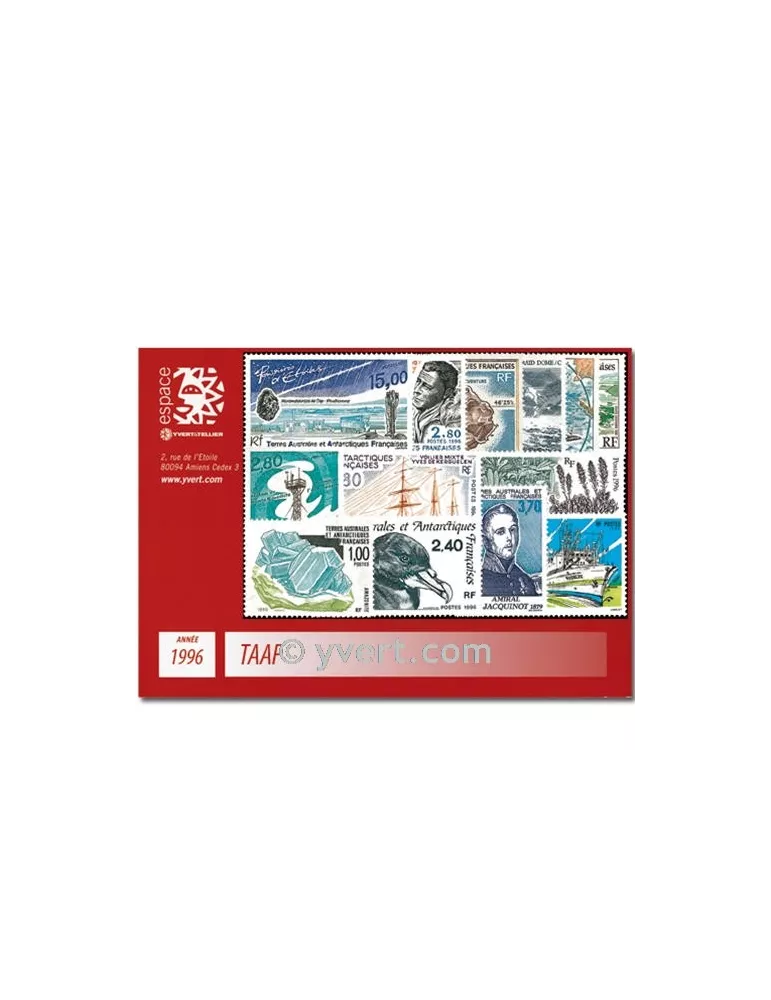 n° 203/212+PA137/40 - Timbre TAAF Année complète (1996)