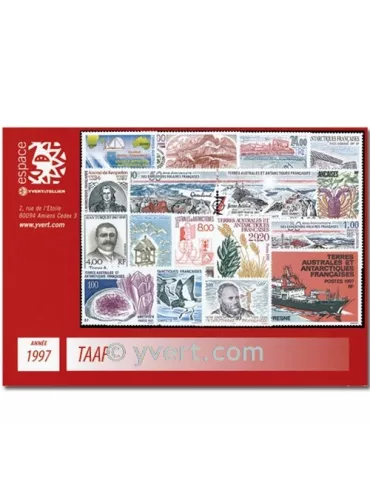 n° 213/225+PA141/45 - Timbre TAAF Année complète (1997)