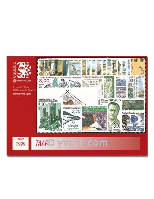 n° 235/263 - Timbre TAAF Année complète (1999)