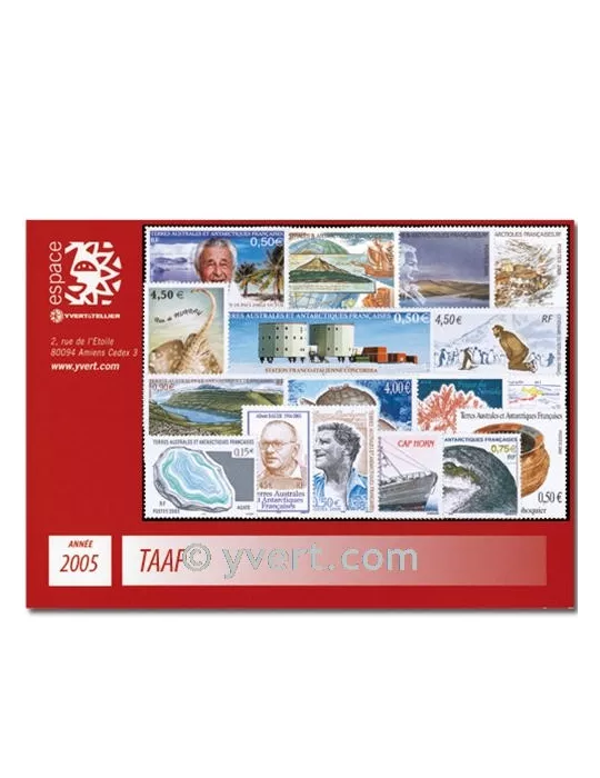 n° 404/434 - Timbre TAAF Année complète (2005)