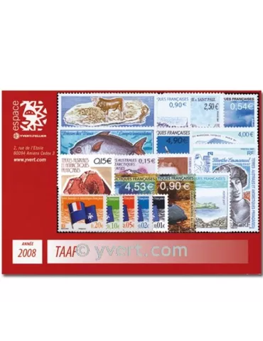 n° 494/520 - Timbre TAAF Année complète (2008)