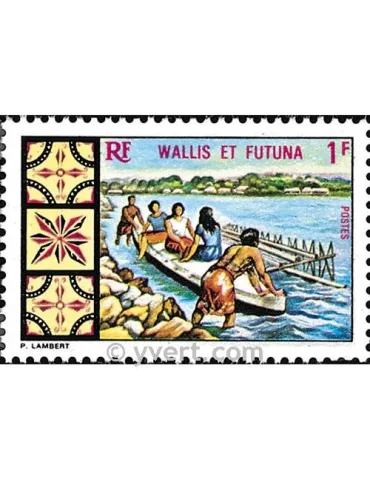 n° 174 - Timbre Wallis et Futuna Poste 2
