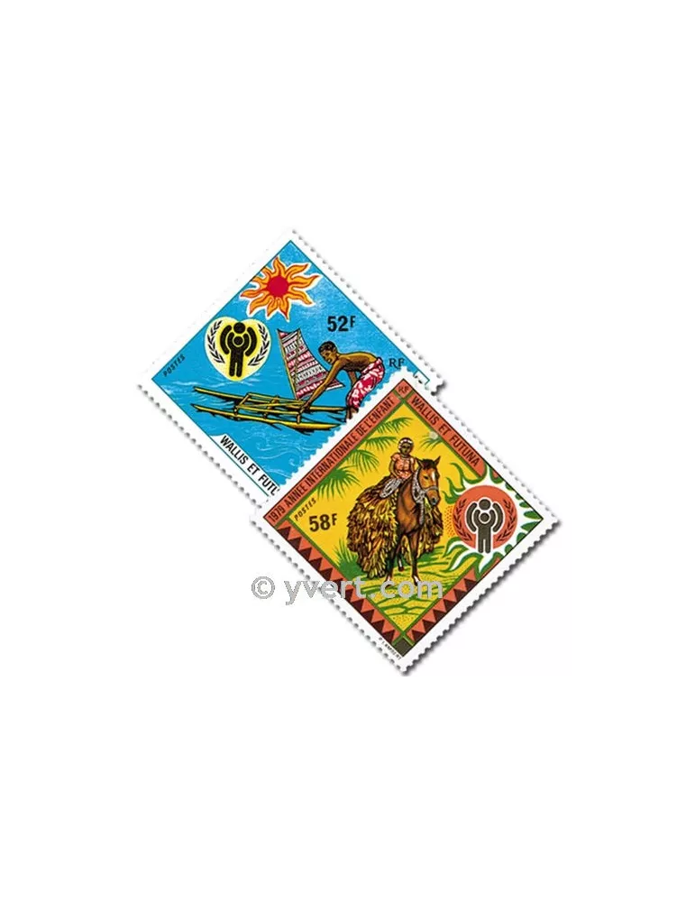 n° 232/233 - Timbre Wallis et Futuna Poste