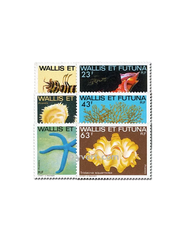 n° 248/253 - Timbre Wallis et Futuna Poste