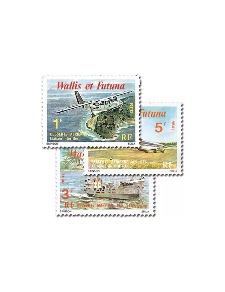 n° 254/256 - Timbre Wallis et Futuna Poste