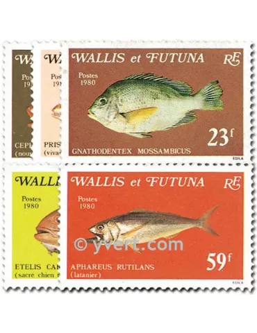 n° 259/263 - Timbre Wallis et Futuna Poste 2