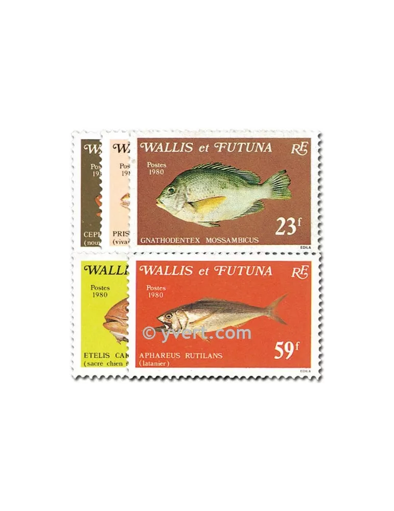 n° 259/263 - Timbre Wallis et Futuna Poste