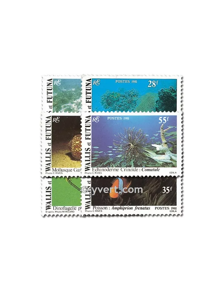 n° 267/272 - Timbre Wallis et Futuna Poste