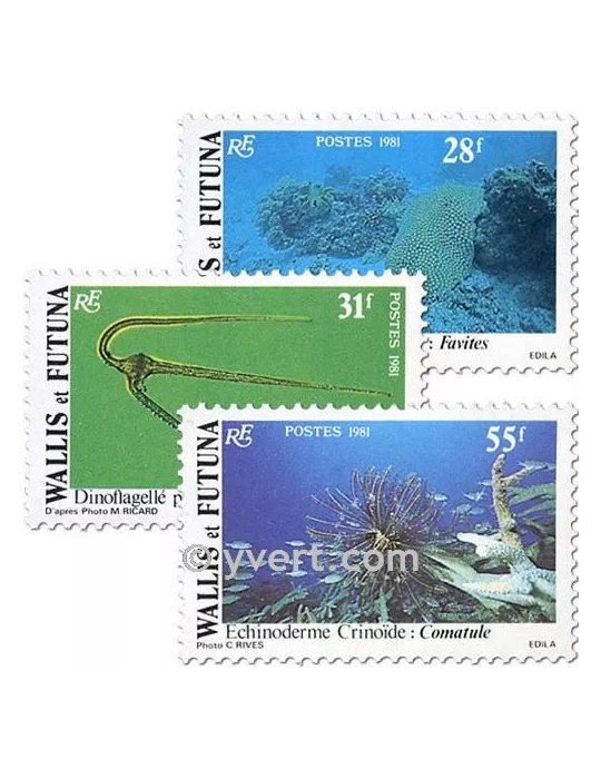 n° 267/272f (feuille) - Timbre Wallis et Futuna Poste