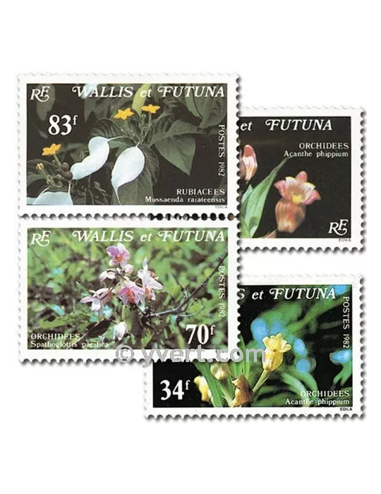 n° 286/289 - Timbre Wallis et Futuna Poste