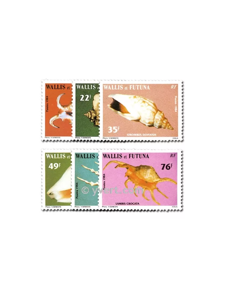 n° 312/317 - Timbre Wallis et Futuna Poste