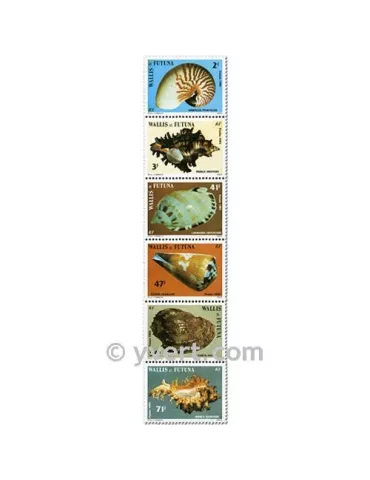 n° 323/328f (feuille) - Timbre Wallis et Futuna Poste 2