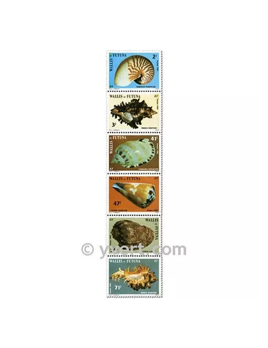 n° 323/328f (feuille) - Timbre Wallis et Futuna Poste