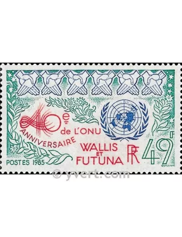 n° 332 - Timbre Wallis et Futuna Poste 2