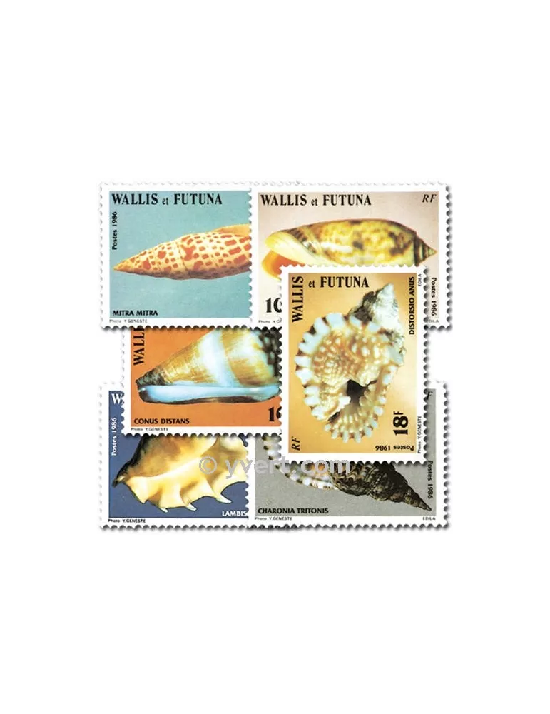 n° 337/342 - Timbre Wallis et Futuna Poste