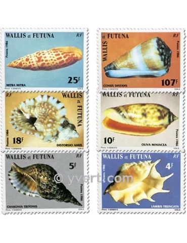 n° 337/342f (feuille) - Timbre Wallis et Futuna Poste 2