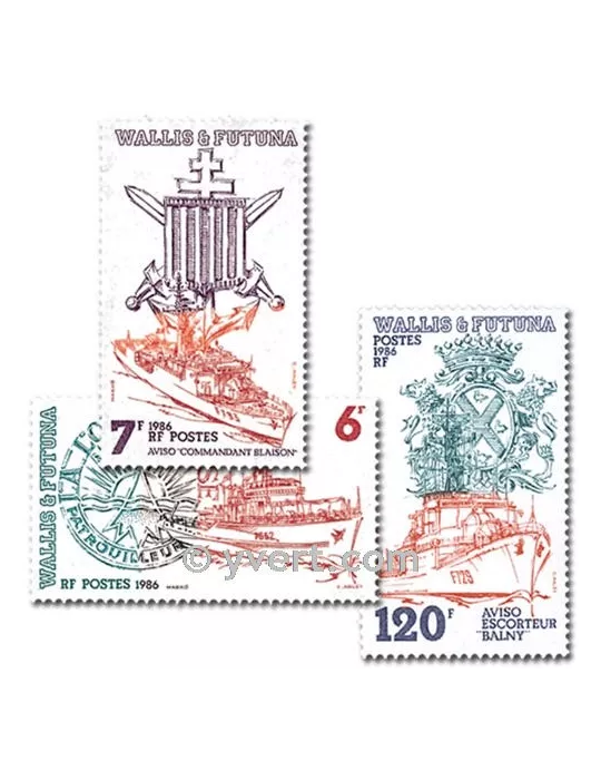 n° 348/350 - Timbre Wallis et Futuna Poste